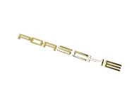 P O R S C H E - Gold Badge. Porsche 911 1966-73 - 901.559.301.23, 90155930123, 901.559.301.22, 90155930122