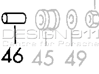 Casquillo amortiguador. Porsche 911/912 - 90133351300, 90133351302