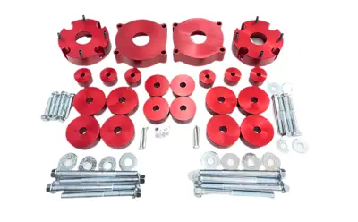 Liftkit afstandsset voor stalen veren 4 inch. Porsche 955 Cayenne / 957 Cayenne - 95534307110, 95534301800, 95533307100, 95533301900