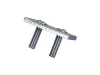 Placa de retención del silenciador trasero de escape. Porsche 986 Boxster - 99611331101 - 1625001400