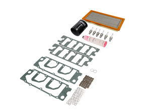 Kit di manutenzione per Porsche 911 1974 - 1977 2.7ltr Kit grande olio, filtri dell'aria, candele e altro - 91110095601, 00004400204