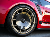 Rear wheel carbon fibre aero discs Porsche 991 GT2 and GT3 RS - SA012