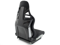 Asiento deportivo tipo butaca Track - DTX RECLINE, cuero negro - RASGUÑOS EN LA PARTE POSTERIOR - 9997809100, 9997809110