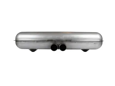 Silenciador de escape / silenciador caja trasera SSI. Porsche 911 63-73 / 914 69-73 - 1620612400, 91.410SSI, 91410SSI, 91111102501 - 1620612400