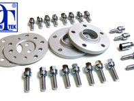 轮毂垫片 7 毫米和 15 毫米套件，适用于保时捷 5/130 螺柱图案，带长螺栓 *DesignTek - 3608000115, 3608000007, 3608100018, 3608100007, 3608300003