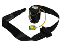 Driepuntsgordel vóór, zwart. Porsche 955 Cayenne >>2005 RHD - 95580300211HCP, 95580300111HCP, 95580300211, 95580300111