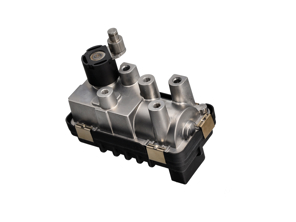 Actionneur de turbocompresseur. Porsche 957 / 958 Cayenne 3.0L Diesel - 95512302500, 059145722J, PAB145873B