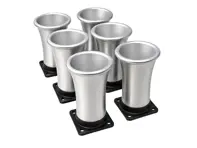 Velocity Stack Set Argent pour Rennen ITB. Porsche911/964