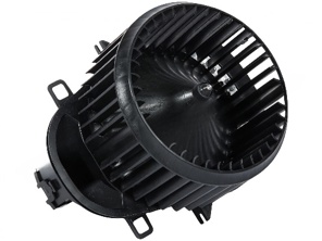 Moteur de chauffage avec ventilateur. Porsche 958 Cayenne (volant à droite) - 95857234102, 95857234101