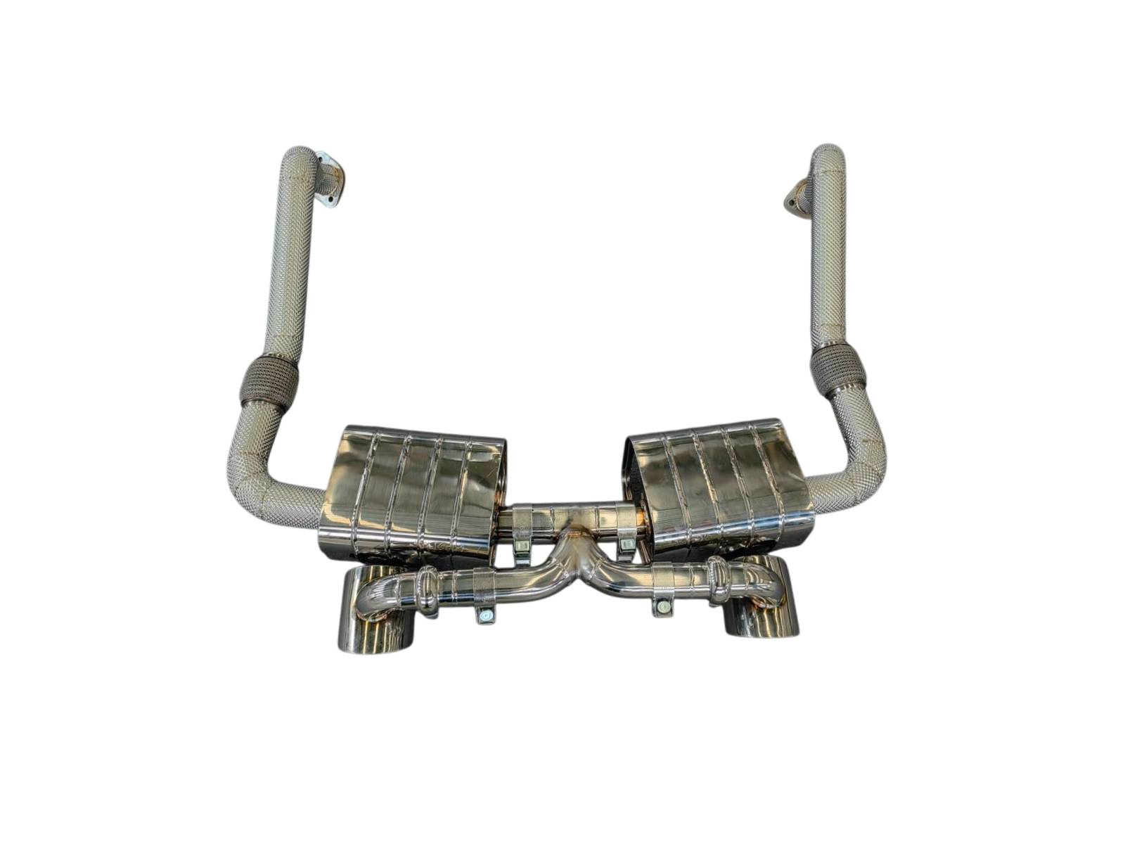 2.0ltr/2.5ltr to GT4 Rear Valance Conversion Non-Valved Exhaust System. Porsche 718 Boxster / Cayman - 9M982251052GT4