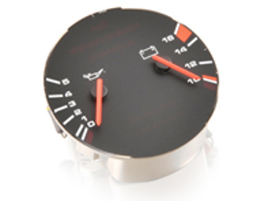 Weergave-eenheid voor volt en oliedruk. Porsche 928 - 92864196100