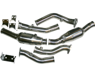 Ensemble de convertisseur catalytique d'échappement. Porsche 993 C2 / 993 C4 - 993PO93260S, 1620300210, 92.312S, PO-93260S, 99311321316, 99311321338, 99311321343, 99311321344 - 1620300210