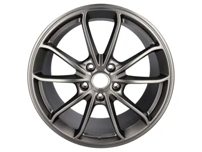 20 英寸铂金 GT4 合金轮毂（缎面光泽）。原装保时捷 - 98104460302, 00004460719