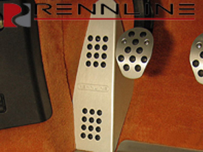 Rennline Dead Pedal Gummigriff. Porsche 996 / 986 Boxster - P53, P53