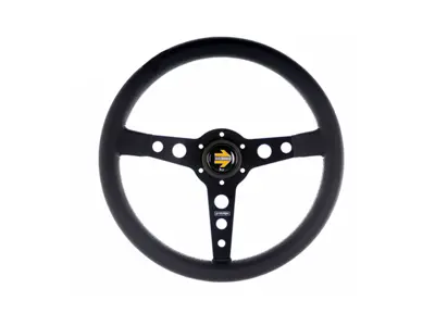Prototipo stuurwiel - zwart / zwart leer - Momo - M11111525211R