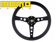 Prototipo de volant - cuir noir / noir - Momo - M11111525211R