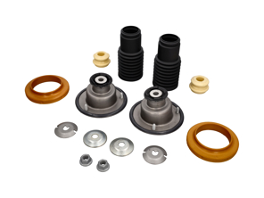 Bovenste montage en revisieset voor de achterste schokdemper. Porsche 987.2 Boxster 2009-12 met PASM. - 99734310701, 98733305900, 98733350900, 98733350901, 98133350401, 98633350501, 99908464501, 99734310700, 98733330100