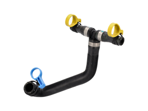 涡轮增压器冷却液管路 (进料) 的 T 型件。保时捷 991.2 Carrera / 991 Turbo / Turbo S / GT2 RS