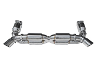 Système d'échappement Fabspeed Supersport 70 mm X-Tube. Porsche 997 GT2 2008-2009 - FS.POR.997GT2.SSX