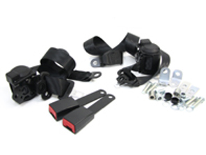 SEAT BELTS - FRONT Automatic / Inertia VERTICAL B PILLER SEAT MOUNT BUCKLES PAIR - 92880312610, 9288031261070B