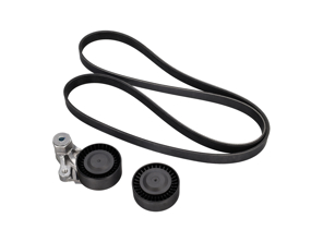 Palanca tensora de correa de transmisión, polea y correa. Porsche 718 Boxster/Cayman 2.5L - 0PB145257, 9A210221100, 0PB903308, 9A210222500