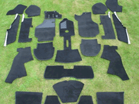 Ensemble de tapis de sol intérieur. Porsche 911 1984-89