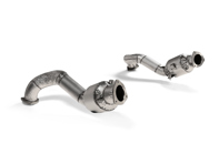 Akrapovic 连接管组（钛合金）。保时捷 718 Cayman GT4 RS / Boxster Spyder RS - L-PO/T/17, 9GT254350B, 9GT254350C, 9GT254351B, 9GT254351C - L-PO/T/17