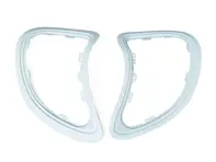 Inserto contorno esterno per prese d'aria laterali Turbo Look Porsche 996 - 99650436101G2X, 99650436201G2X