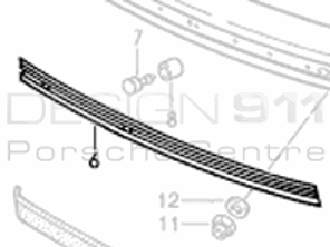 Schlaggummi-Kunststoff-Einlage. Porsche 911 - 91150514902