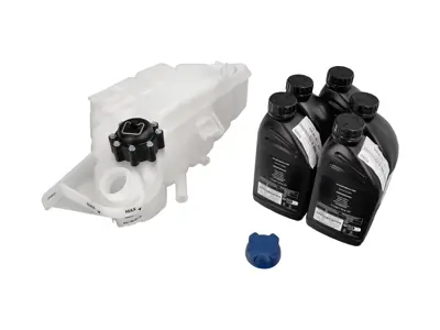 Kit serbatoio di espansione del liquido di raffreddamento del motore. Porsche 996 2001 >> / 997.1 / 997.2 - 99610615703, 99610615704, 99610615700, 99610615701, 99610615702