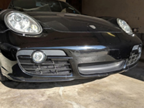 Kit rete metallica griglia laterale paraurti anteriore. Porsche 987 Gen 1 Cayman