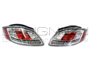后部 LED 升级指示灯装置。透明 Techno Porsche 987 Boxster / 987C Cayman - 98763144410