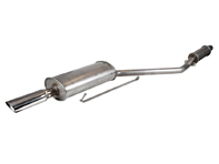 Silencieux arrière, Style origine, Inox, avec sortie polie Porsche 924 2.0L 1976-88 - 92.403S, 92403S, 1620608300, 477253125K, 477253125, 477253125S - 1620608300