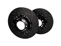 EBC Racing Tweedelige zwevende achter SLOTTED remschijven voor Porsche - 38007063, 38007064, 99135140581, 99135140681, 99135140682 - SG2F012