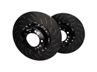 Disques de frein arrière FENDUS flottants EBC Racing en deux parties pour Porsche - 38007063, 38007064, 99135140581, 99135140681, 99135140682 - SG2F012