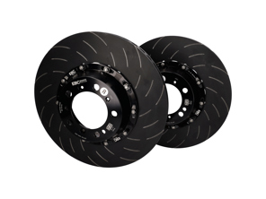 适用于保时捷的 EBC Racing 两件式浮动后开槽制动盘 - 38007063, 38007064, 99135140581, 99135140681, 99135140682 - SG2F012