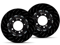 适用于保时捷的 EBC Racing 两件式浮动后开槽制动盘 - 38007063, 38007064, 99135140581, 99135140681, 99135140682 - SG2F012