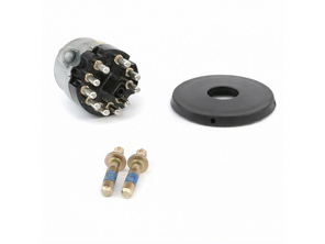 Interruttore di accensione e avviamento con fermo e bulloni. Porsche 911 / 964 / 993 / 944 / 928 / 914 - 96461301200, 91161316000 - URO-004499, 1690400100