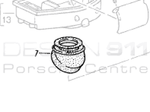 Manga de solapa de gasolina de ala. Porsche 993 / 964