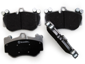 Brembo Sport Remblokken Voorzijde voor Porsche 955 / 957 Cayenne turbo - 95535193950, 95535193951, 95535193952 - 07.B314.19, 07B31419