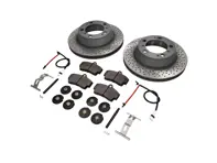 Pack de plaquettes et disques de frein arrière. Porsche 997 C2 Sebro - 99635240104, 98635293911, 99661236501, 99635208600, 99635208602, 99635295901
