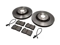 Disques de freins avant Ø : 345 mm et plaquettes de freins pour Porsche Macan 2.0L jusqu’au 29/11/2016 - 95B615301M, 8R0698151H, 95B907253A