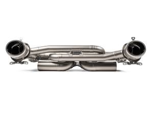 Ligne de course Akrapovic Slip-On (Titane). Porsche 992 Carrera / S / 4 / 4S / Cabriolet - 992251053A, 992298019A