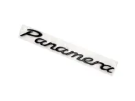 Inscription « Panamera » sur le couvercle arrière, noir brillant. Porsche 971.1/971.2 Panamera (2017-24) - 971853675H