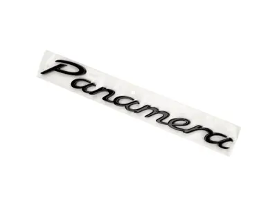 Opschrift/letters "Panamera", achterklep, hoogglans zwart. Porsche 971.1 / 971.2 Panamera 2017-24 - 971853675H