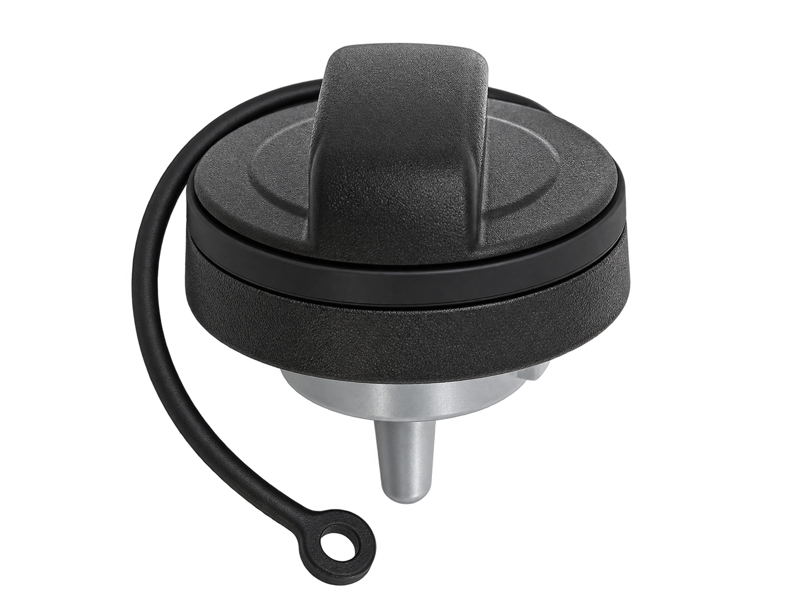 Fuel tank cap with retaining strap. Porsche 981 Boxster / 981 Cayman / 991 / 718 Boxster / 718 Cayman - 99120124100, 99120124101