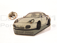 Pin Insignia 'Porsche 996 Turbo - GENF 2000' Blanco