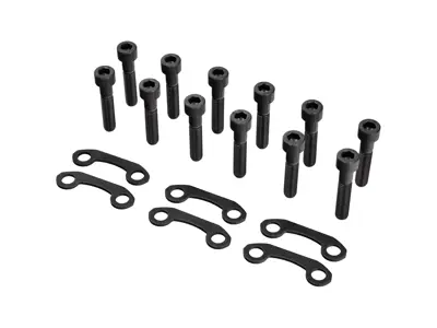 Driveshaft Bolt & Retainer Plate set. Porsche 911 G 3.2 Carrera / 964 / 928 - 90006712301, 91133219100