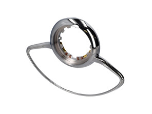 Anillo de claxon cromado. Porsche 356 - 35647208 - 356 47 209