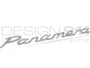 'PANAMERA' - Chrome Rear Badge for Porsche 970 Panamera - 97055923708, 97055923706